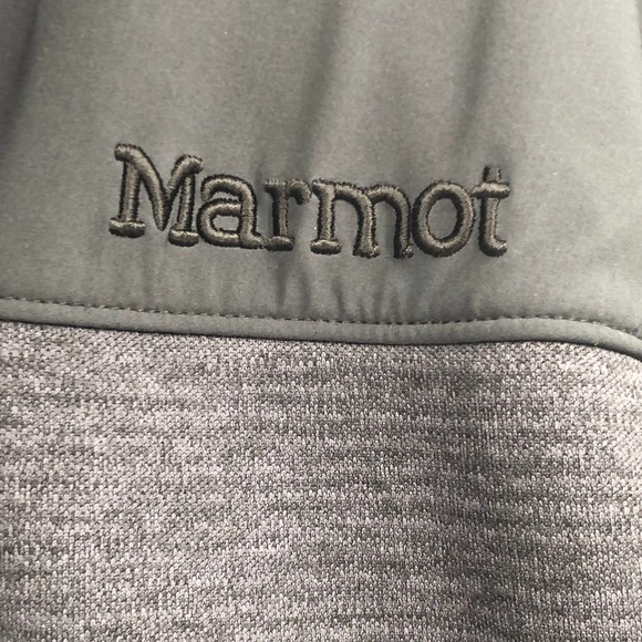 Marmot Conductive Ventures Hooded Jacket Long Sleeve Zip Up Black Size Large - Picture 10 of 10